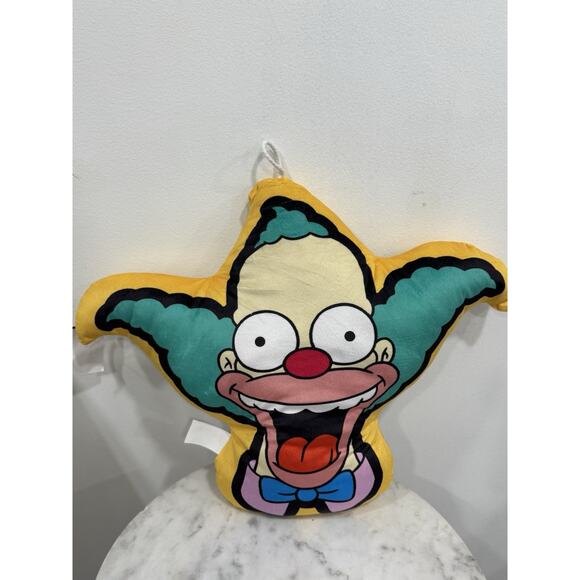 Universal Studios Simpsons Krusty the Clown Plush Pillow Hanger 20 X 16 - Picture 1 of 3
